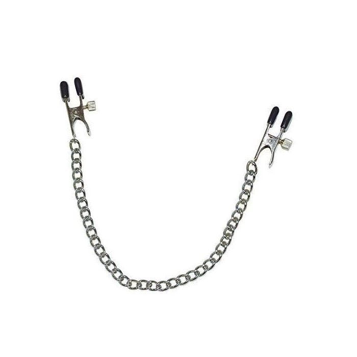Sextreme Chaîne de Poitrine avec Pince Crocodile SX