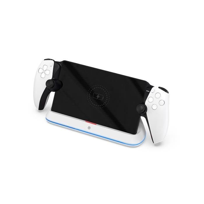 Chargeur PS Portal - Subsonic - Station de Recharge LED RGB - USB Type-C - Noir - Compacte
