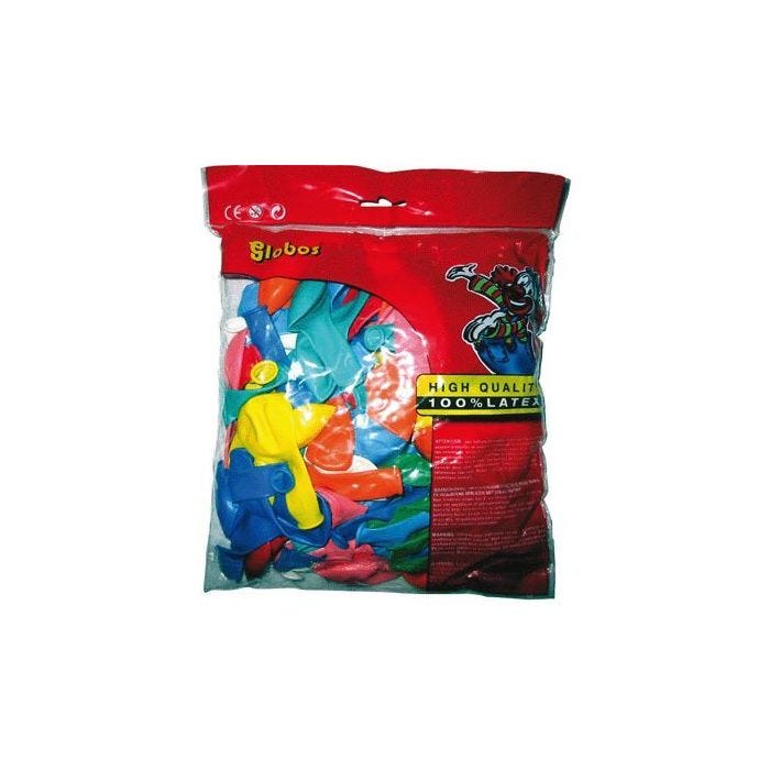 Ballons multicolores 100 ballons