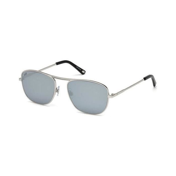 Lunettes de soleil - WEB EYEWEAR - WE0199-16E - Marron Argenté - Ø 55 mm - Métal