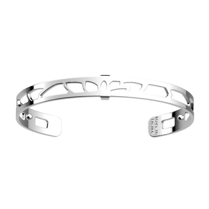 Manchette - Les Georgettes - Nénuphar - Argentée - 8mm - Cuir réversible