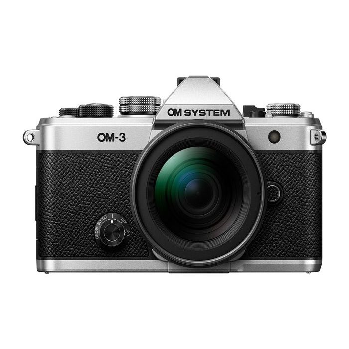 Appareil photo hybride - OM System - OM 3 - Argent - Objectif M.Zuiko 12-45 mm - Garantie 2 ans