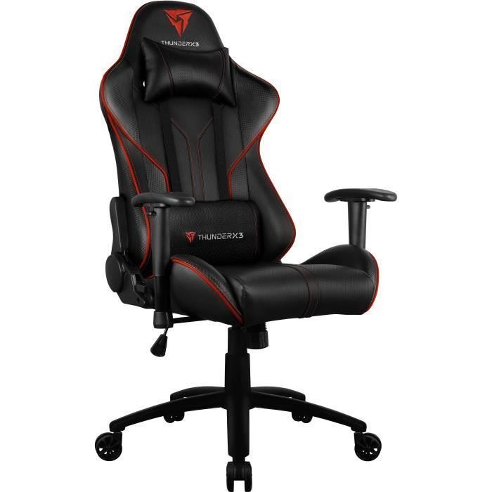 Fauteuil ThunderX3 RC3 Hex RGB (Noir/Rouge)
