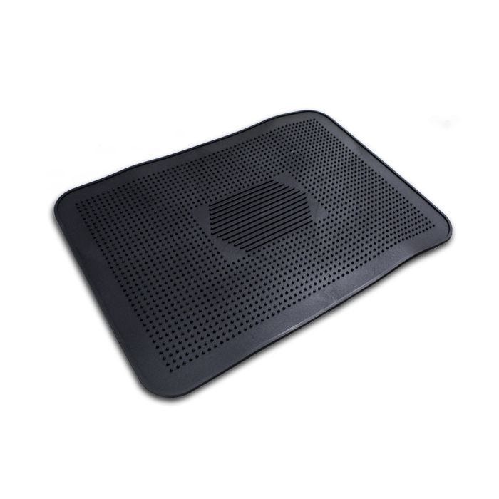 Tapis PVC - RED SIGN - 50x35cm - Noir - Caoutchou - Vendu à l'unité
