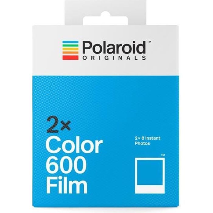 Polaroid - Double pack de films instantanés couleur 600 - ASA 640 - 16 films
