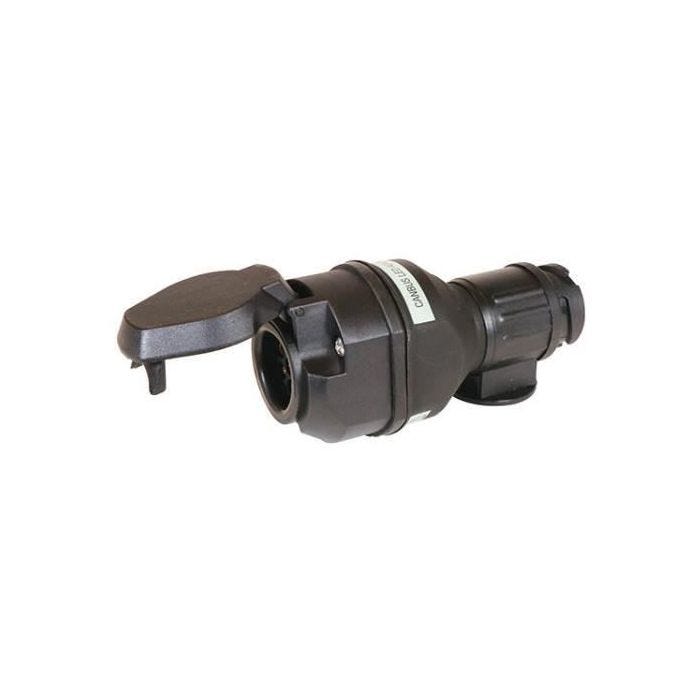 Carpoint adaptateur de lumière LED 12V 13-7 pôles ABS noir