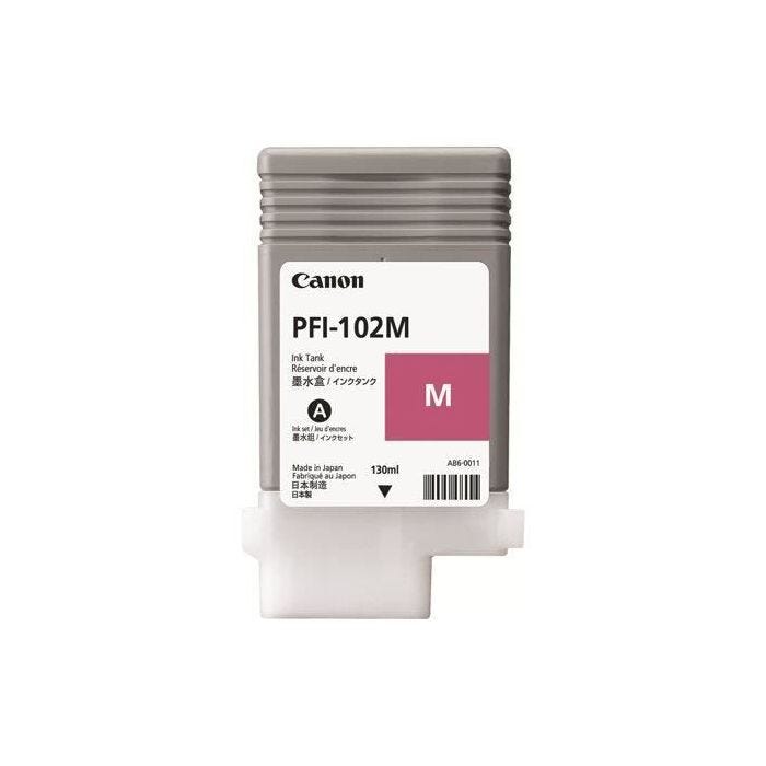 CANON Réservoir d'encre original PFI-102 M - 130 ml - Magenta - encre à colorants