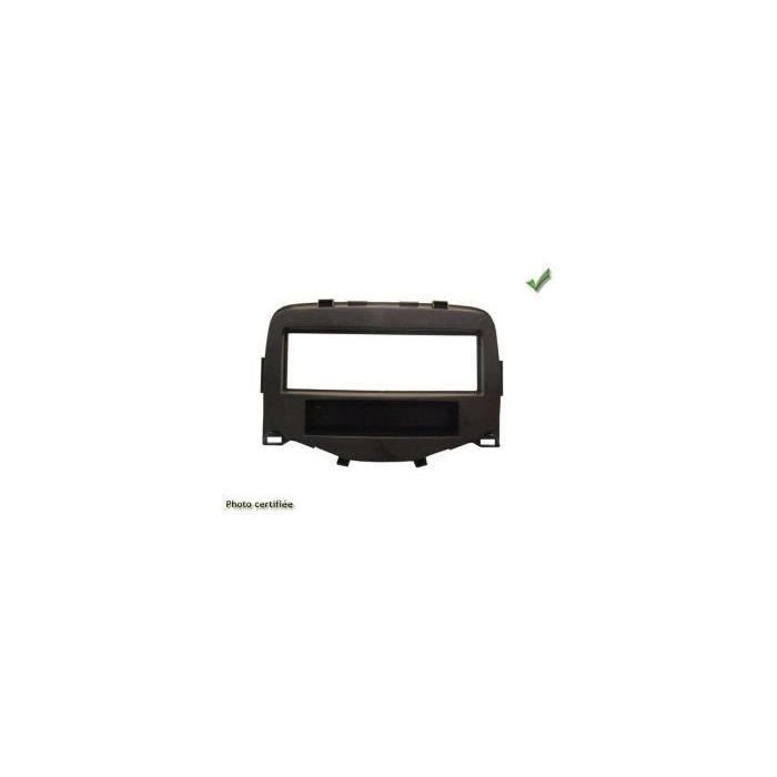 Facade Autoradio - CITROEN - C1 2014 - PEUGEOT 108 2014 - TOYOTA AYGO 2014 - Marron