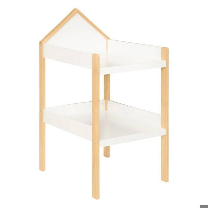 Table à langer bébé - bois - blanc - Blanc - Atmosphera createur d'interieur