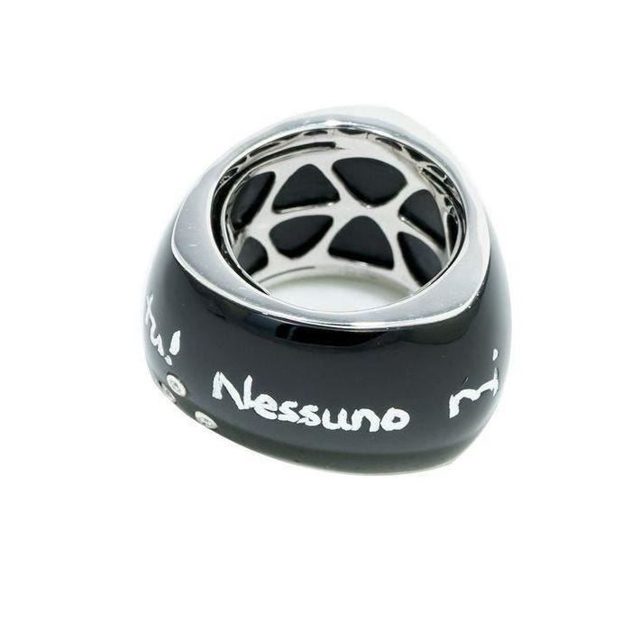 Bague - Demaria - DM6TAX39N-N - Or 18 carat - Noir - Taille 12