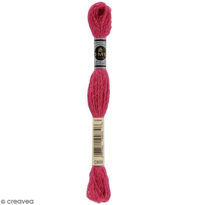 Fil à broder DMC Mouliné Etoile - Echevette 8 m Coloris C600