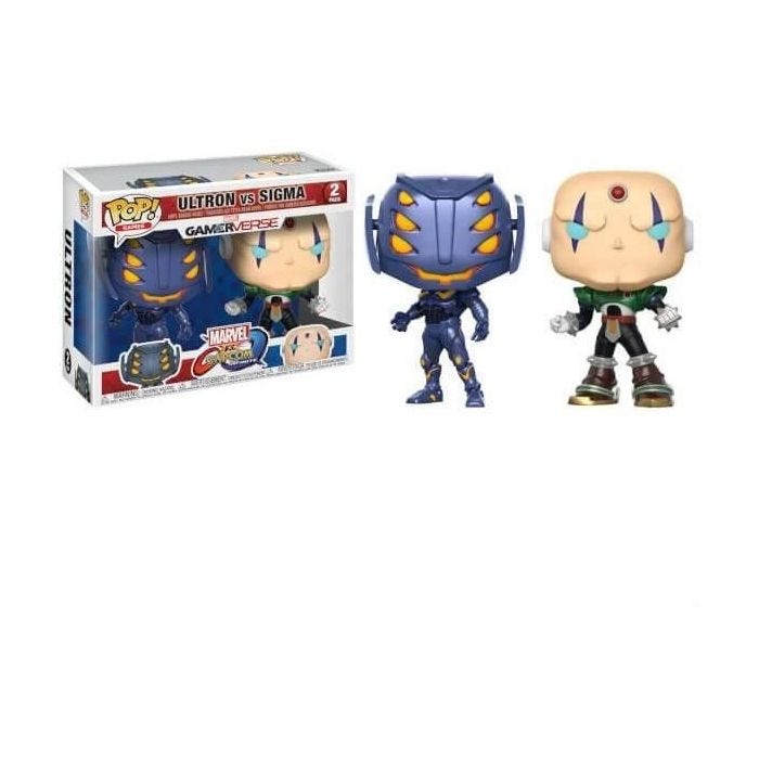 2 Figurines Funko Pop! Marvel VS Capcom : Ultron VS Sigma
