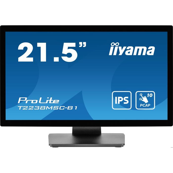 IIYAMA 21,5' Tactile PCAP, con