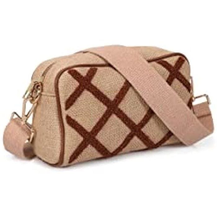 Sac - LAURA ASHLEY - Lenore-Quilted-Tan - Marron - Zippée - Matelassé