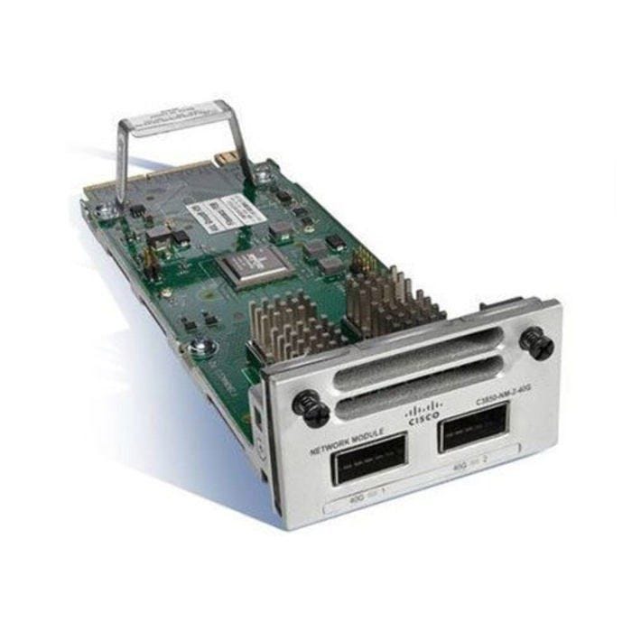 Module d'extension - CATALYST - 9300 - 2 x 40GE - QSFP+ - Noir