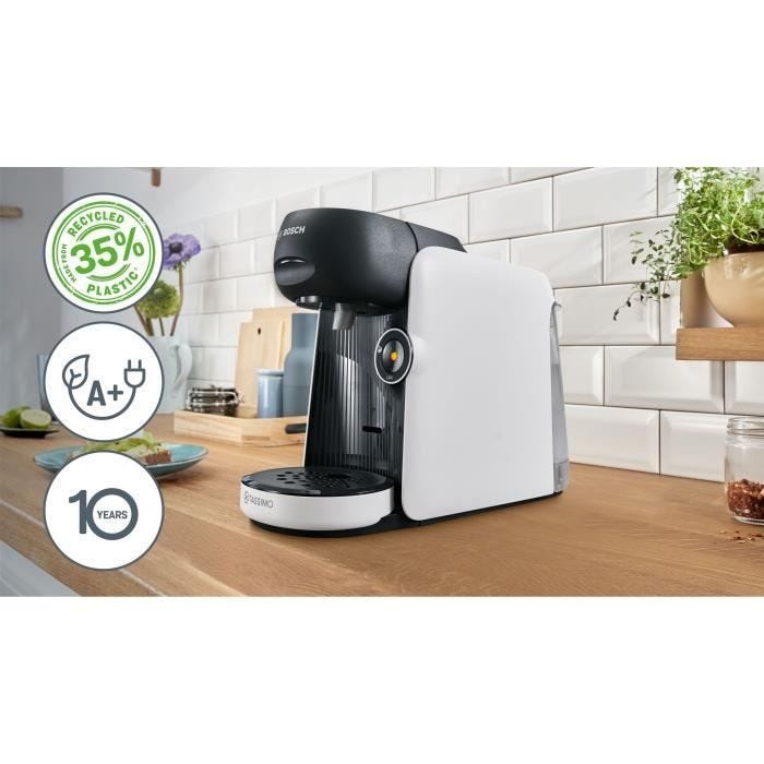 Machine à café multi-boissons - BOSCH - TASSIMO - T16 Finesse blanc - 1400 W