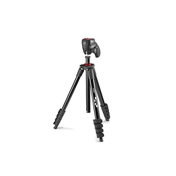Trépied pour appareil photo JOBY Compact Action avec rotule - Grande taille - 1,5 kg - Noir