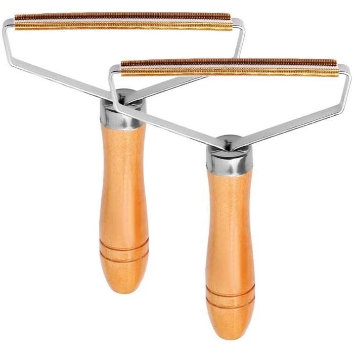 Brosse Anti-Peluches Manuelle, 2 Pcs Rasoir Anti-Peluches Fuzz, Écologique Brosse Manuel Anti Poil pour Pull Manteau[660]