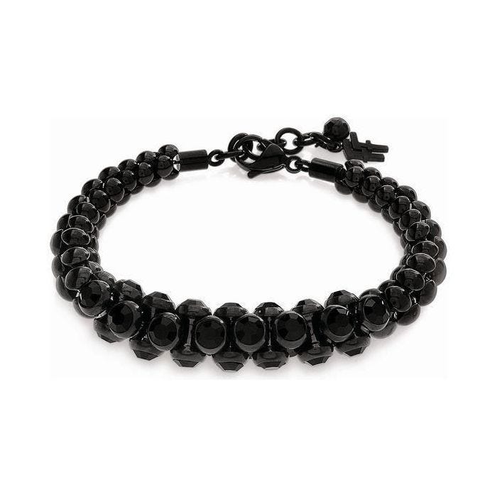 Bracelet Folli Follie 3B1T021KK - Marque: Folli Follie - Matière: Acier - Coloris: Noir