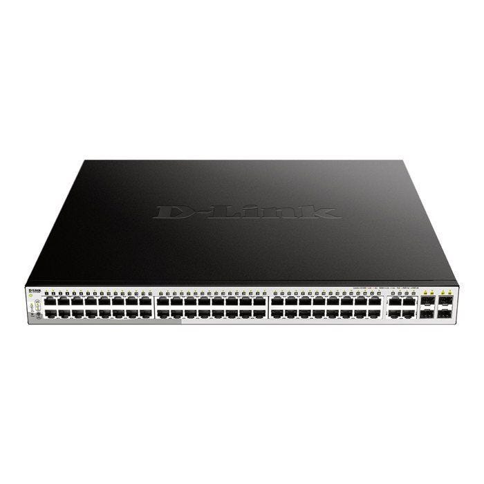 Commutateur réseau - DLINK - DGS-1210-52MP/E - 48 ports 10/100/1000 - 4 ports SFP - PoE
