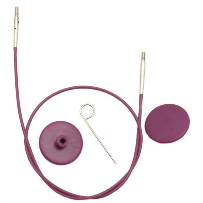 KnitPro Aiguille à tricoter circulaire interchangeable Violet 28 cm - KP10561