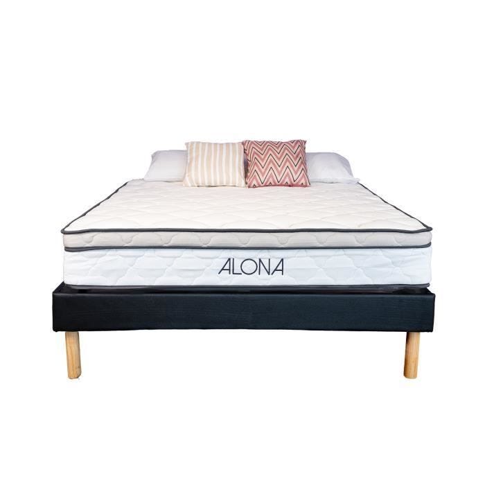 MATELAS + SOMMIER - KING OF DREAMS - Gregory - 70x190 cm - Mémoire de forme - 80 Kg/m3