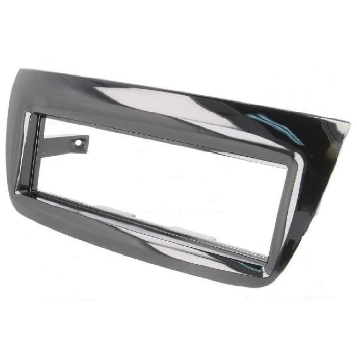 Facade autoradio 1DIN - Fiat - Doblo/Combo - Noir brillant - 2011-2014 - Véhicule utilitaire léger