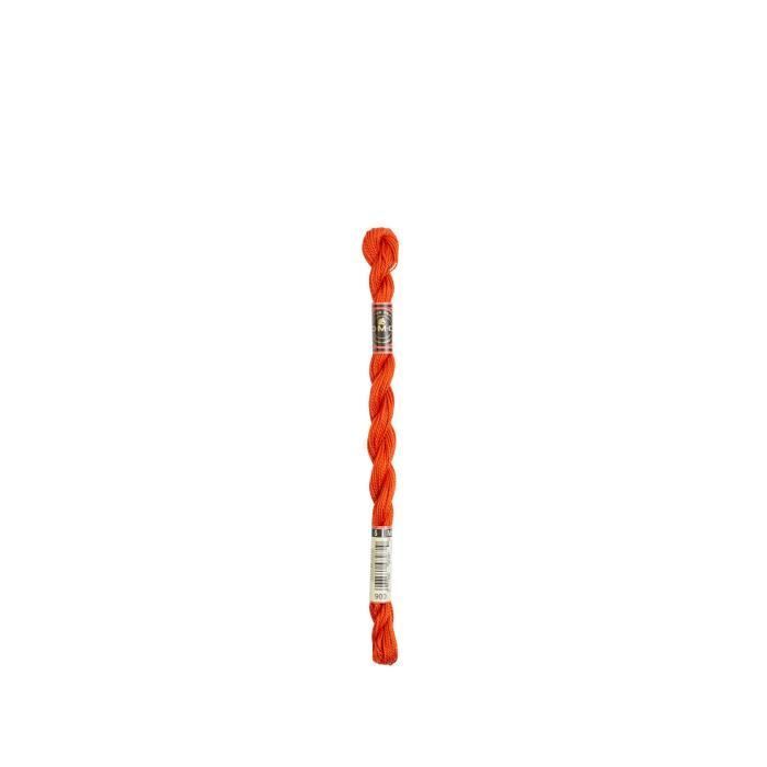 Fil - DMC - Coton Perlé Médium N5 - Rouge - 100% Coton - 15 mètres