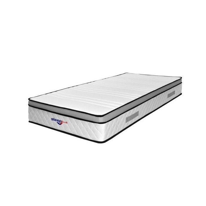 Lot de 2 Matelas marie a Ressorts Ensaches 3,5 cm face de contact latex Matelas face de contact latex en 75 Kg-m3 - 90x190...