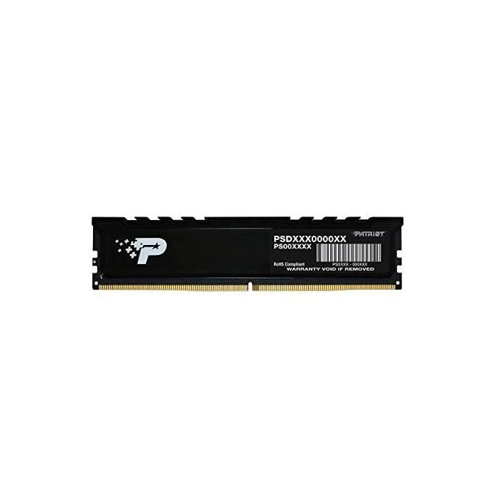 Barrette mémoire - PATRIOT - Signature Line - 16Go - DIMM DDR5 - 5600 MHz - Noir