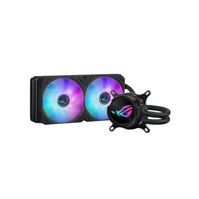 ASUS ROG Strix LC III 240 ARGB all-in-one CPU liquid cooler with 360 rotatable water block Premium ROG ARGB fans