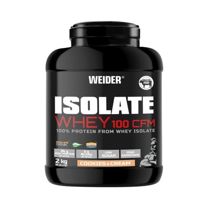 Whey isolate Weider - Isolate Whey 100 CFM - Cookies & Cream 2000g