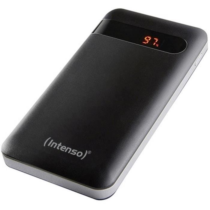 Batterie supplémentaire - INTENSO - PD10000 - Lithium-polymère - 10000 mAh - Noir