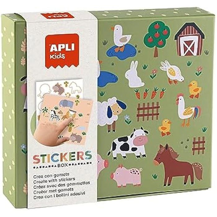APLI Kids- Jeu de gommettes, 19431, Multicolore, Taille Unique