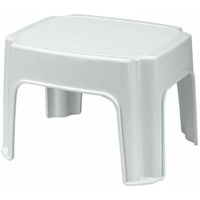 Tabouret - BIGBUY HOME - Blanc - Dimensions 36x29x24 cm - Utilisation Intérieure - Non réglable