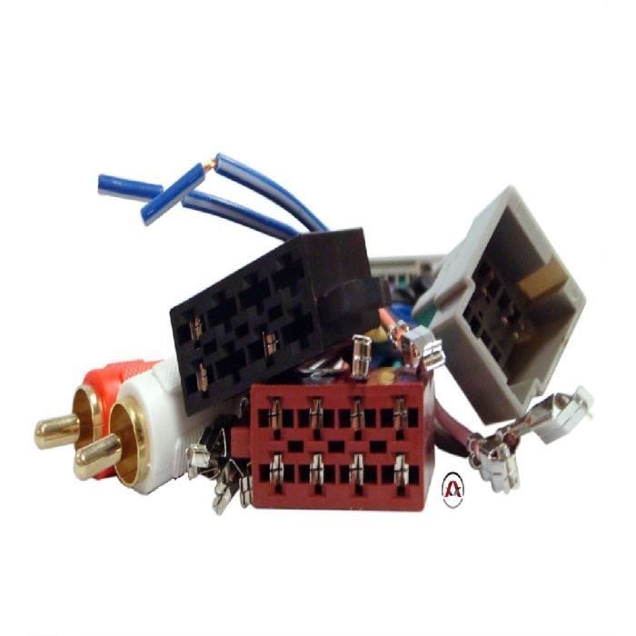 Fiche ISO Autoradio - ADNAUTO - AIMU - Compatible Ford Mustang F150 - Noir - Installation Facile