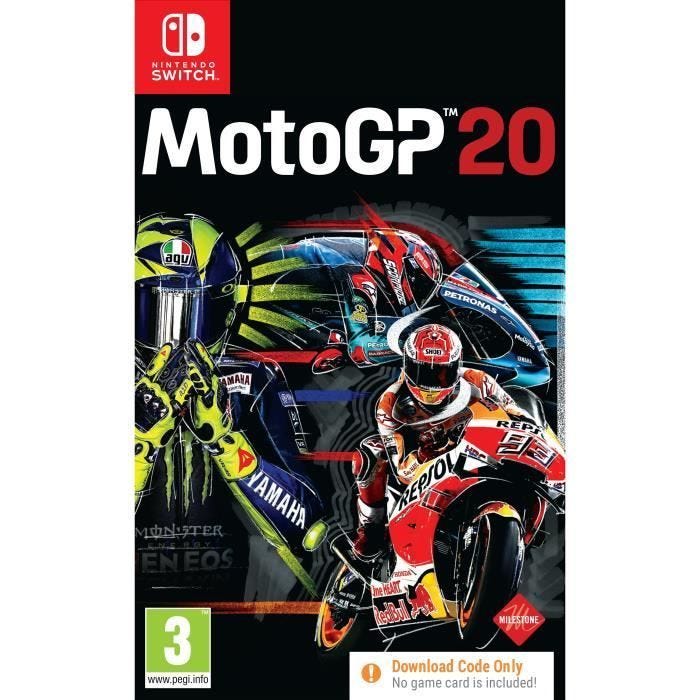 Jeu vidéo - MILESTONE - MotoGP 20 - Sportswear - Adulte - Noir