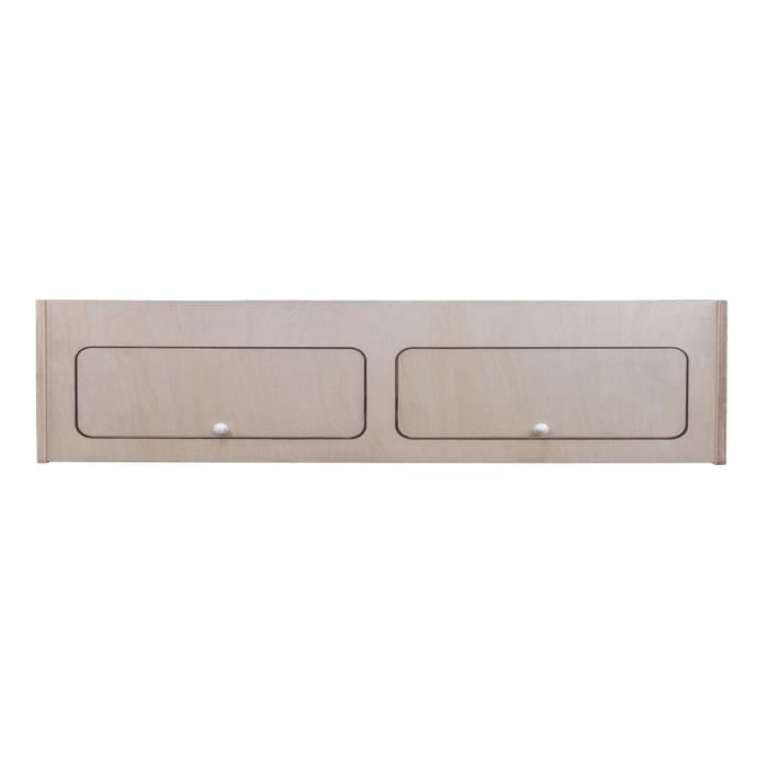 Armoire de Rangement - MDF - 100cm x 25cm x 25cm - 2 Portes - Charnières à Fermeture Douce - Sécurisée