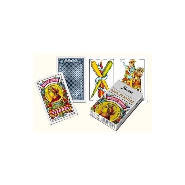 Jeu de cartes - FOURNIER - N 2100 ESPAGNOL - SOANISH STYLE CARDS - 100% PLASTIC
