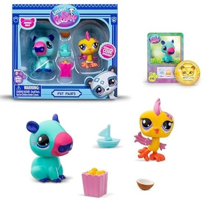 Assortiment de jouets - BANDAI - Duo Petshop Pav - Multicolore - Modèle aléatoire - Pour enfants