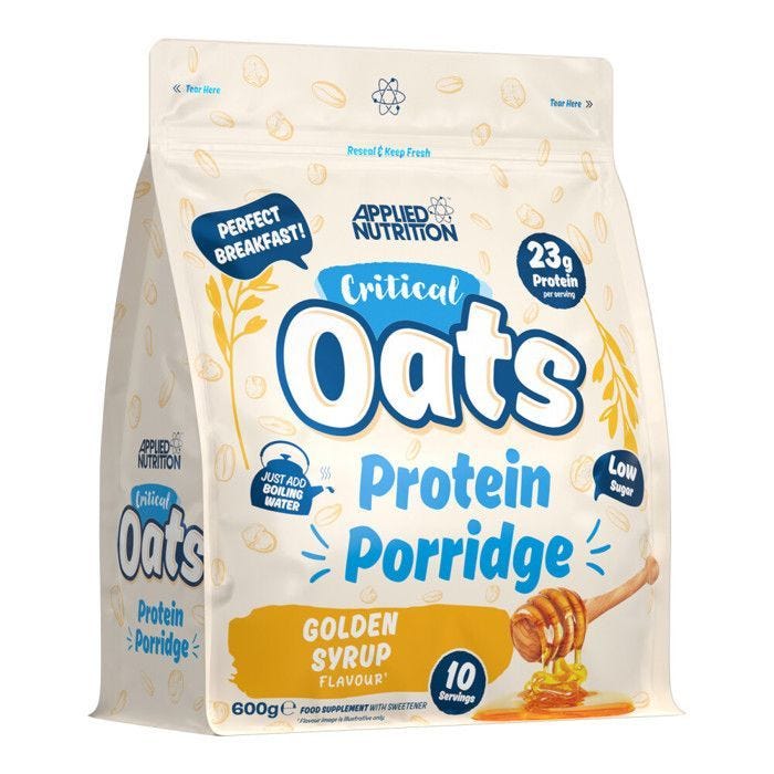 Formule de glucides et de protéines Applied Nutrition - Critical Oats - Golden Syrup 600g
