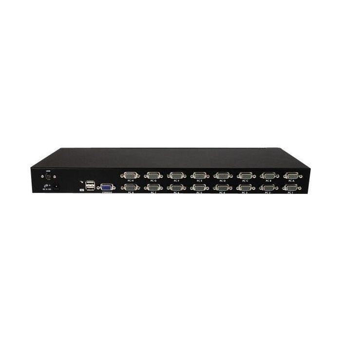 STARTECH Kit de commutateur KVM USB à montage sur rack 1U avec affichage à l'écran et câbles - 16 ports - 16 Ordinateur(s)