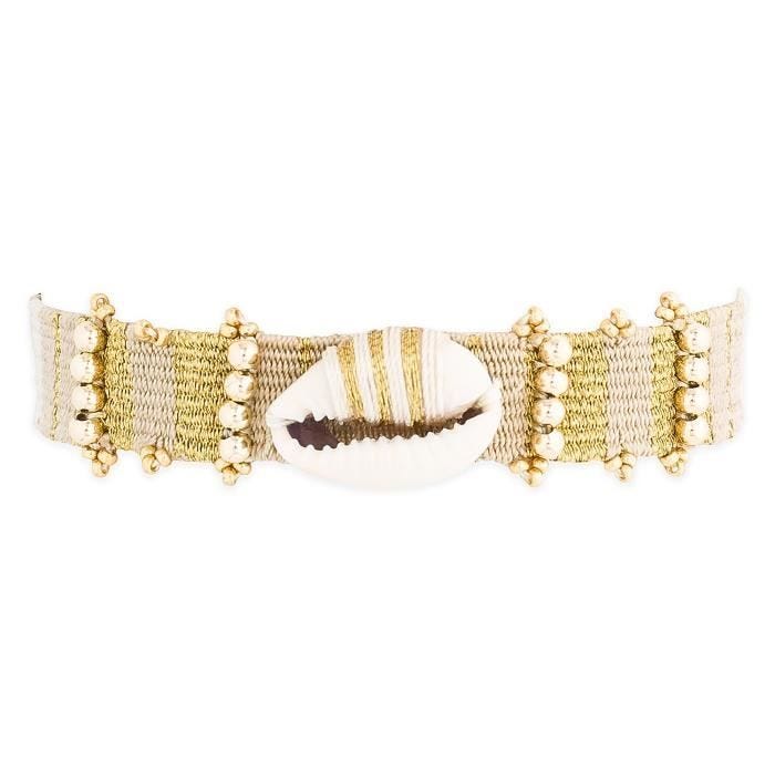 Bracelet femme - HIPANEMA - Bracelet Hipanema Sunkiss Naturel - Taille/Longueur:18 cm