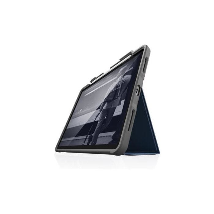 Etui à rabat - STM - Dux Plus - Compatible iPad Pro 11 - Couleur Bleu - Protection Militaire
