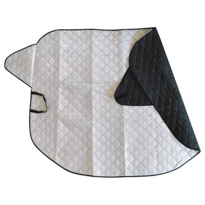 Bâche de protection - Voiture - Taille L - 210x145 cm - Gris - Élastiques et aimants inclus