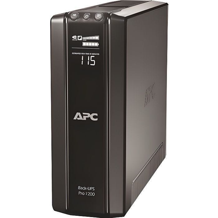 APC Onduleur ligne interactive by Schneider Electric Back-UPS Pro - 1,20 kVA/720 W - Tour - 8 H Recharge - 5 minutes