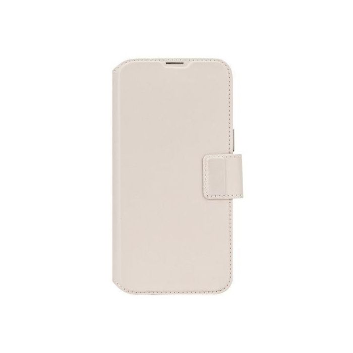 Étui pour iPhone 16 Pro Max - Decoded - Beige - Compatible MagSafe - Cuir pleine fleur - Coque semi-rigide