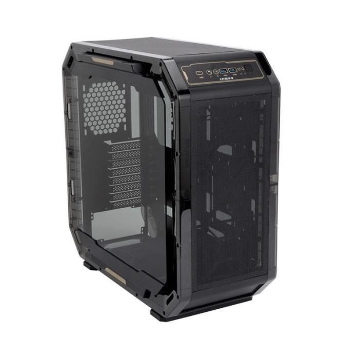 Boîtier moyen tour ATX avec 4 ventilateurs Inwin Luna AL120 inclus, design sans tracas pour un assemblage facile et options de refro