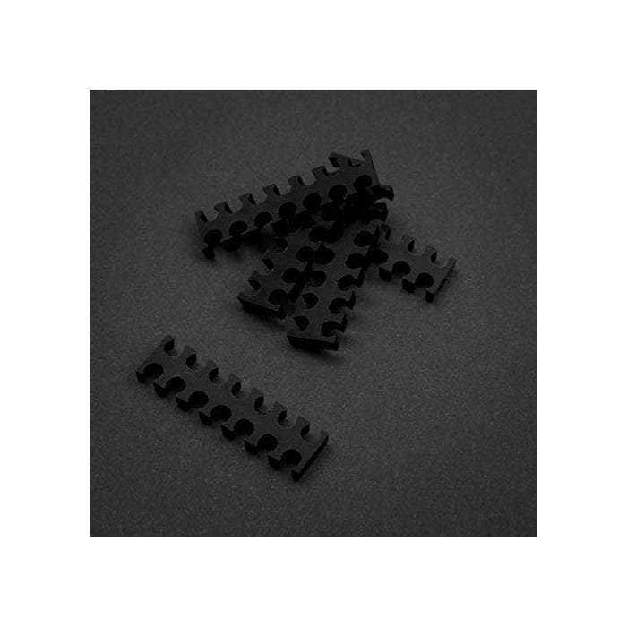 KING MOD SERVICES Customisation PC King Mod Service 14-Slot Kabelkamm 3mm klein - schwarz - 5er Set 113990