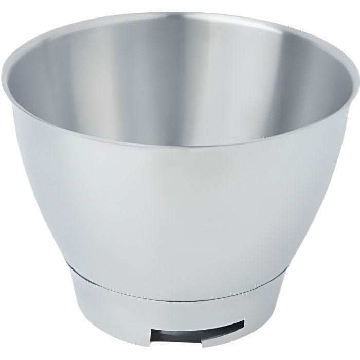 Bol inox pour Chef 4.6L - KENWOOD - Accessoire pour Robot ménager - Compatible Classic, Premier, Titanium